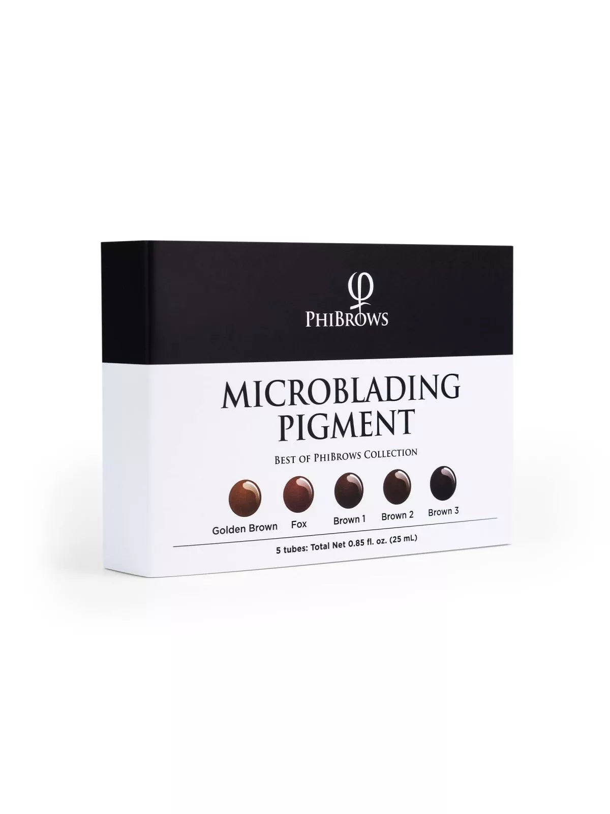 PhiBrows Microblading Pigment - Collection SUPE (5 x 5 ml)