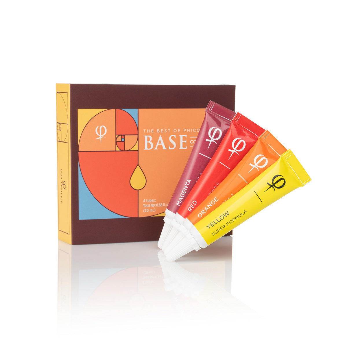 PhiContour - Pack de 4 Pigments de Base SUPER - 4x5ml