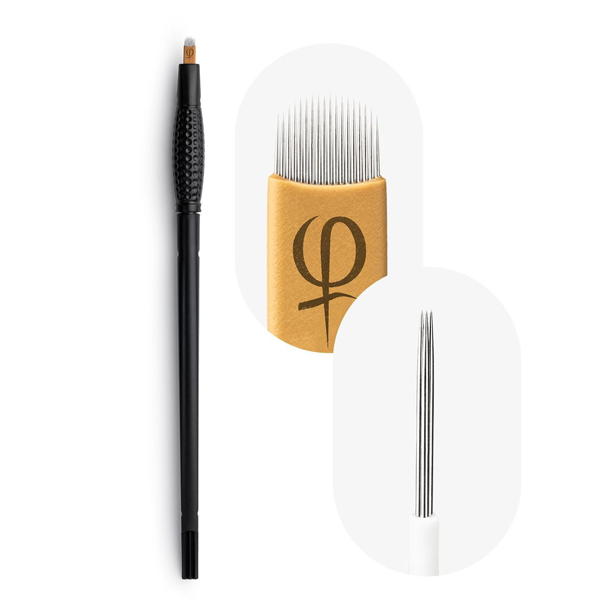 PhiBrows - Blade and Shade - Outils Stériles à Usage Unique - Microblading + Shading (10 pcs)