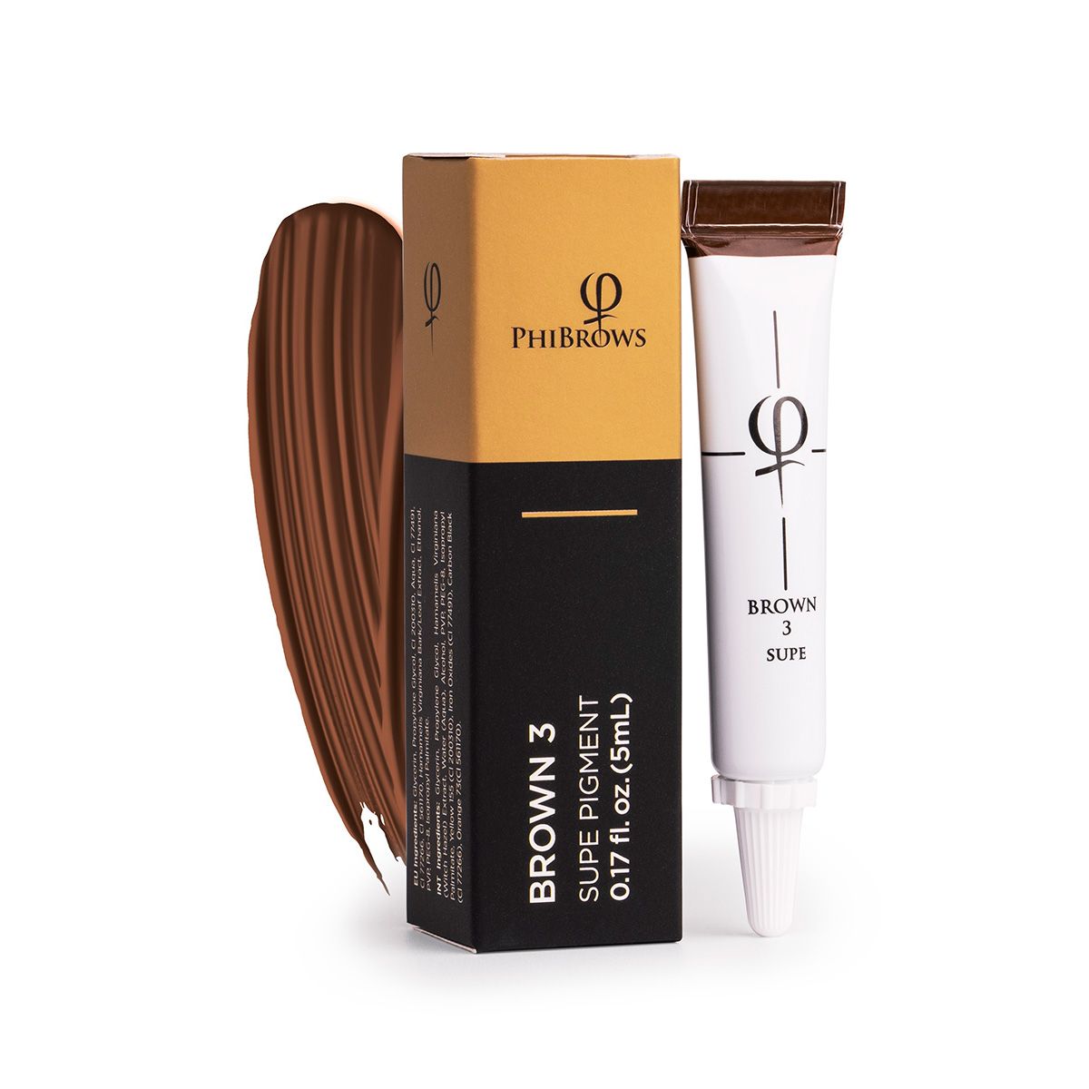 PhiBrows - Pigment Microblading - Brown 3 SUPE - 5ml
