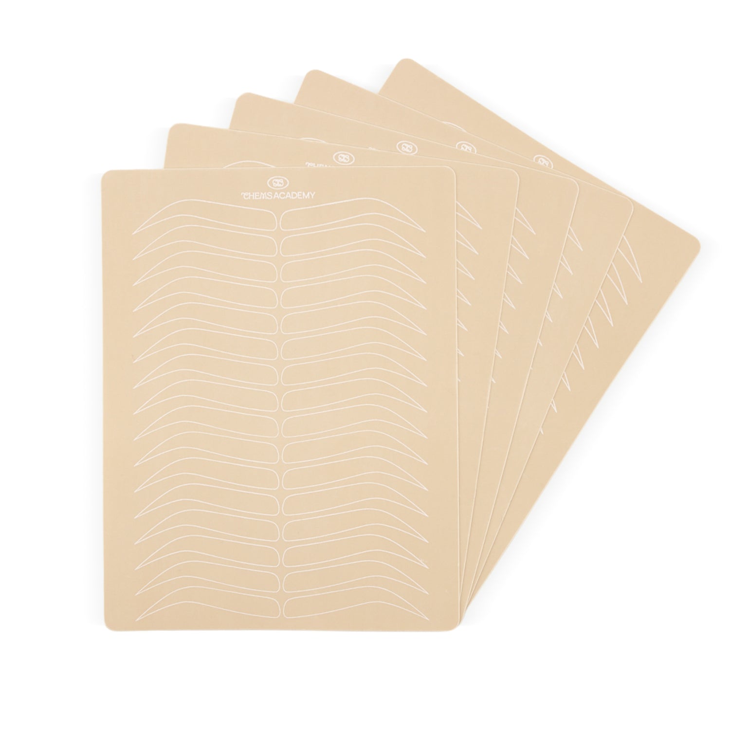 Chems Academy - Peaux en Latex Contours Sourcils Fins (5 pcs)