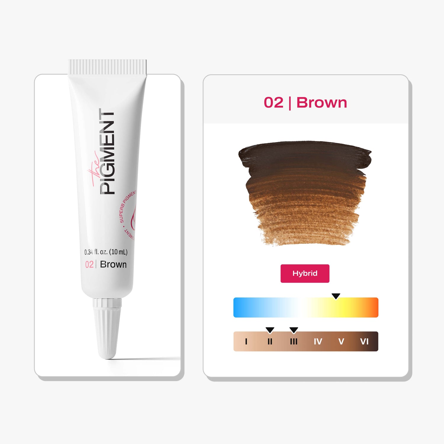 The Pigment - Microblading - Brown 2 - 10ml 