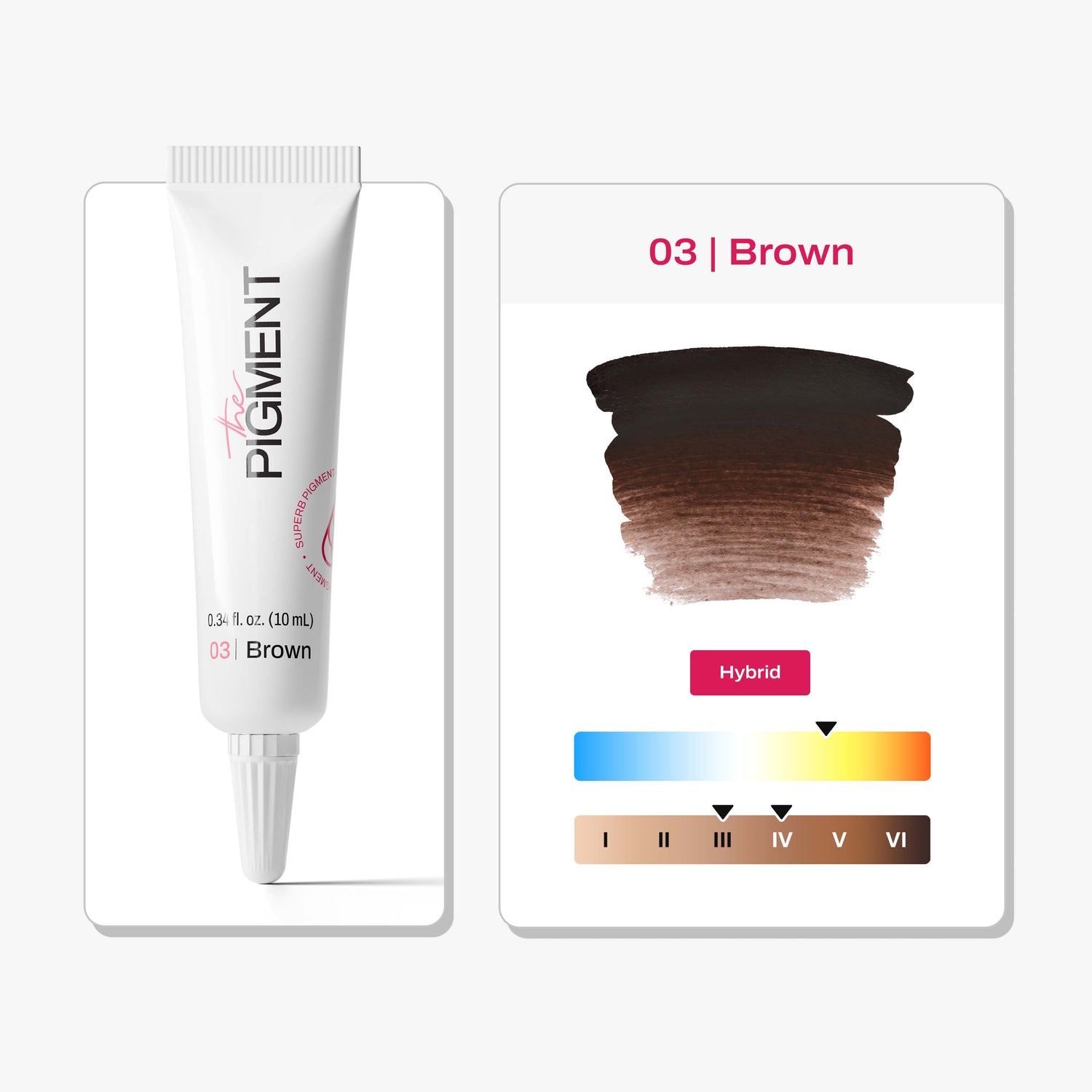 The Pigment - Microblading - Brown 3 - 10ml