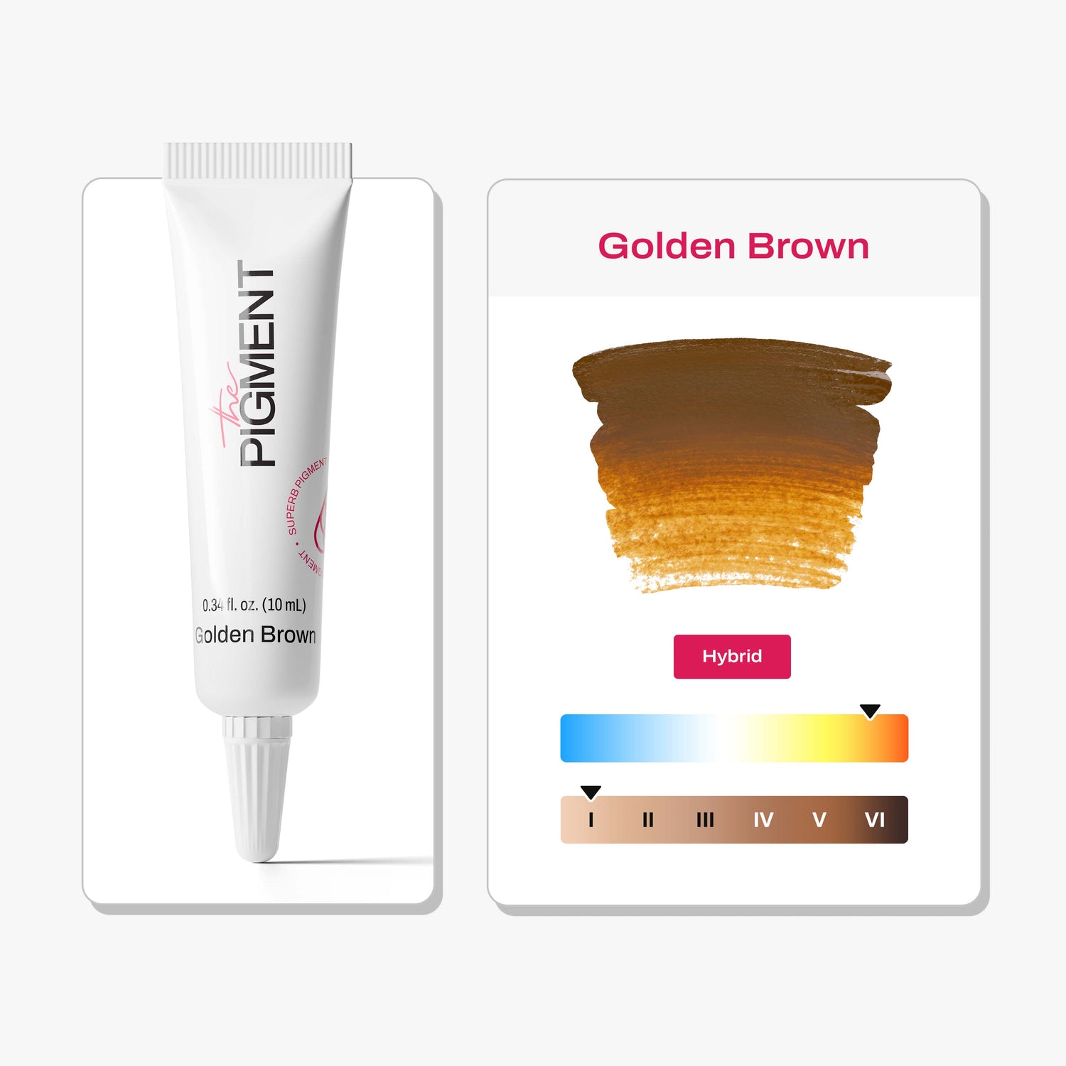 The Pigment - Microblading - GoldenBrown - 10ml