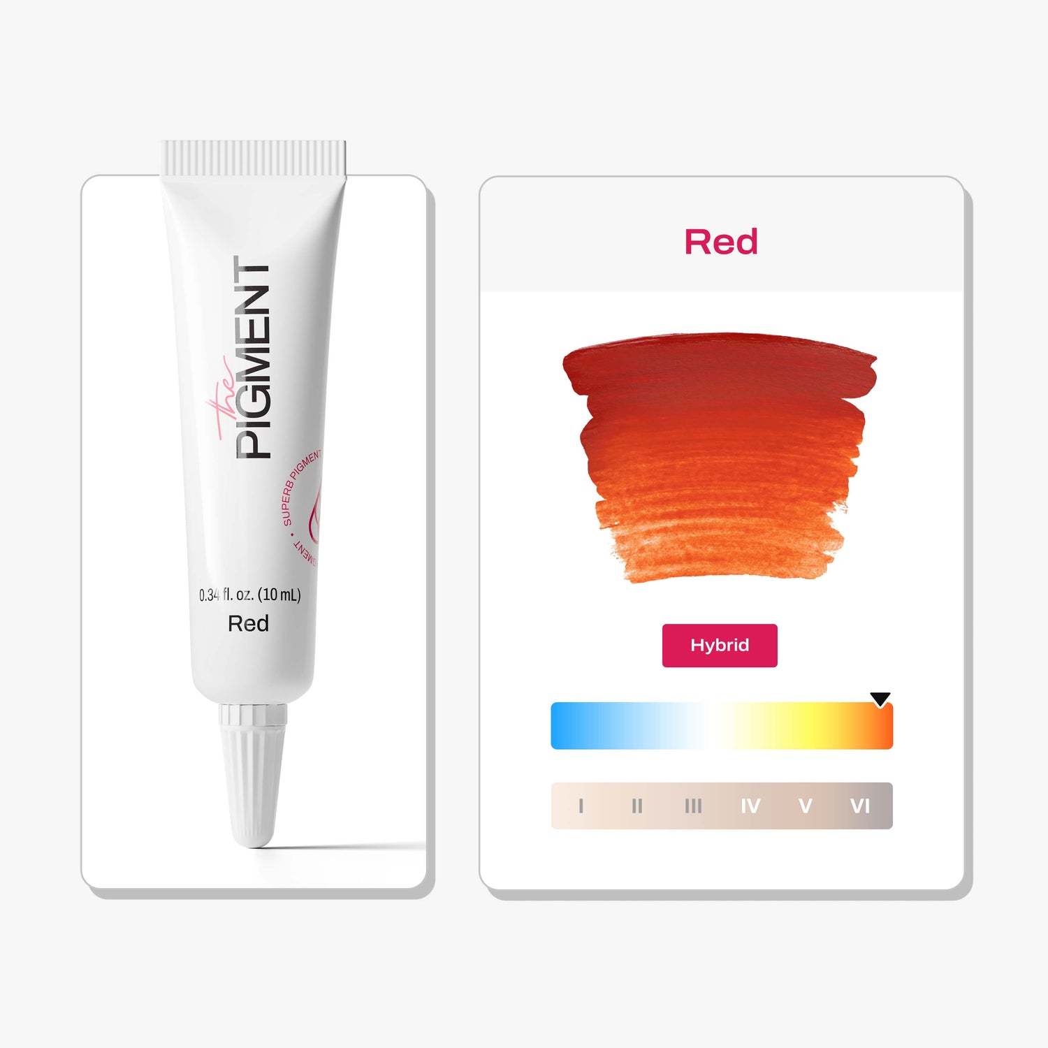 Pigmento para Microblading - Vermelho - 10 ml