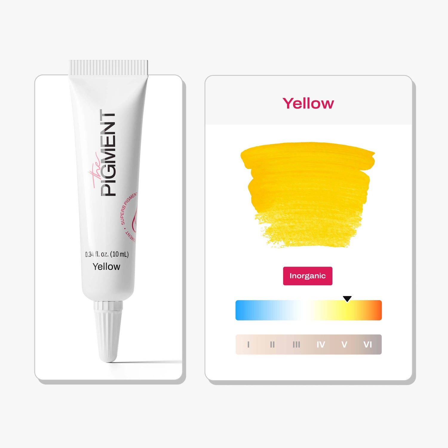 Pigmento para Microblading - Amarelo - 10 ml