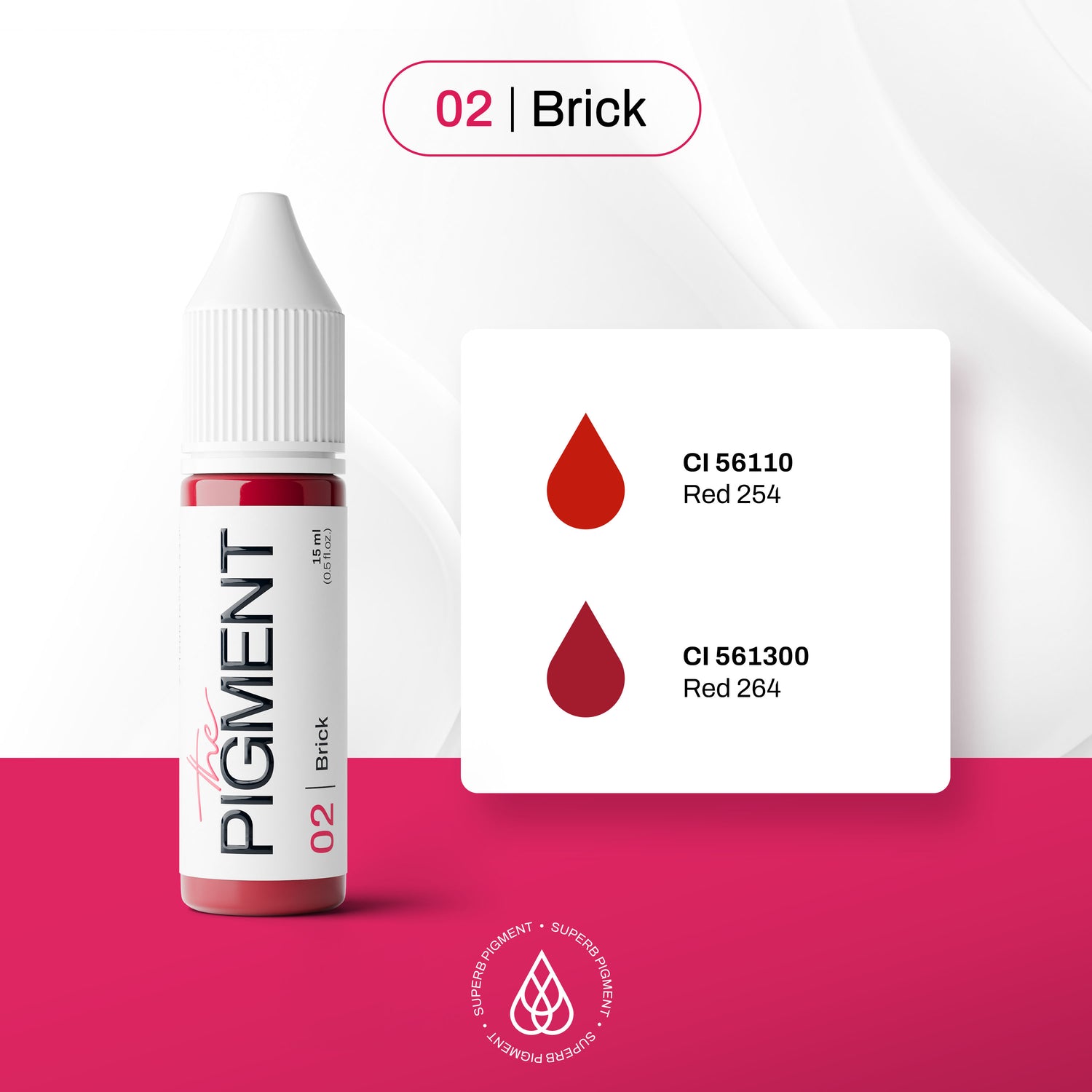 The Pigment - N°02 Brick - 15ml