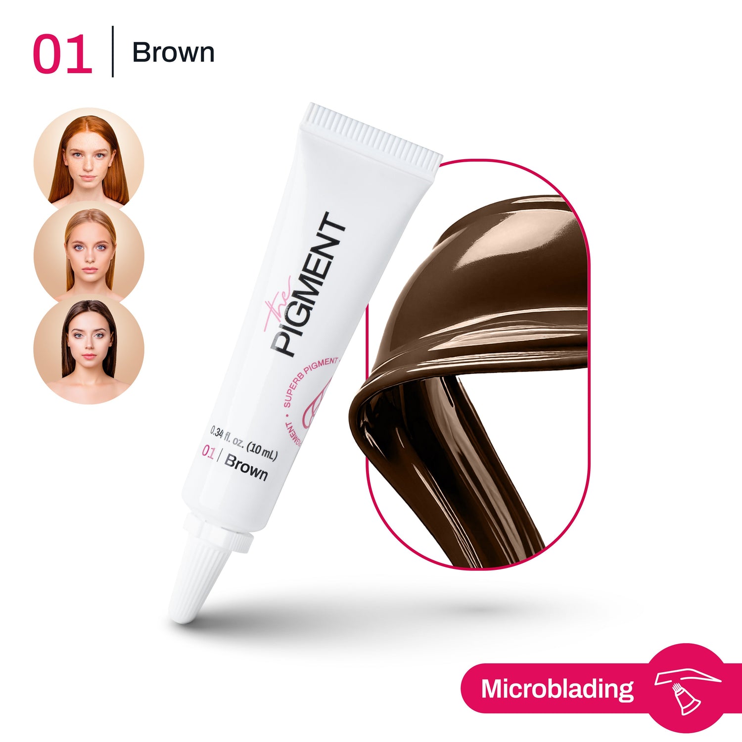 The Pigment - Microblading - Brown 1 - 10ml