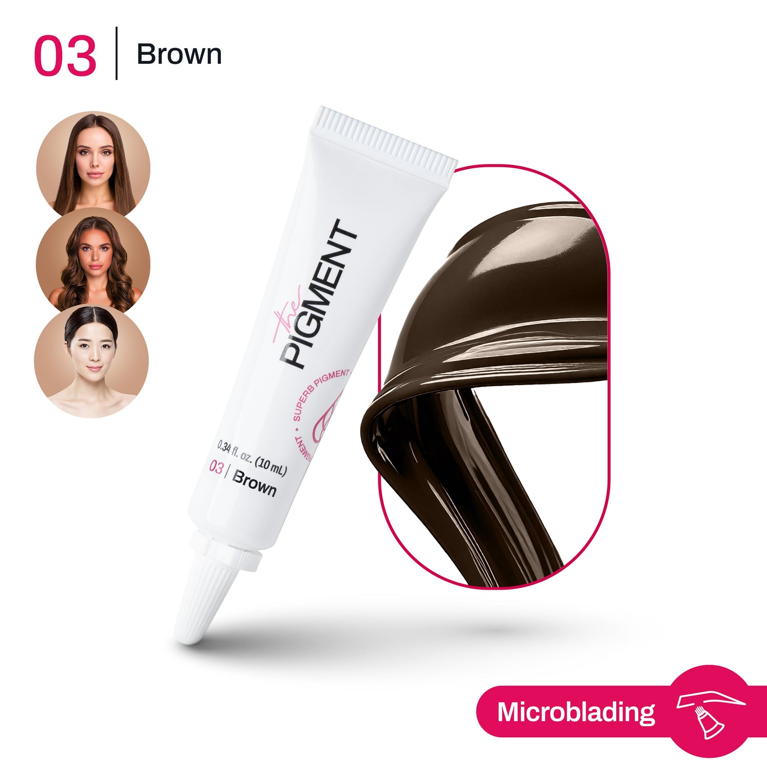 The Pigment - Microblading - Brown 3 - 10ml