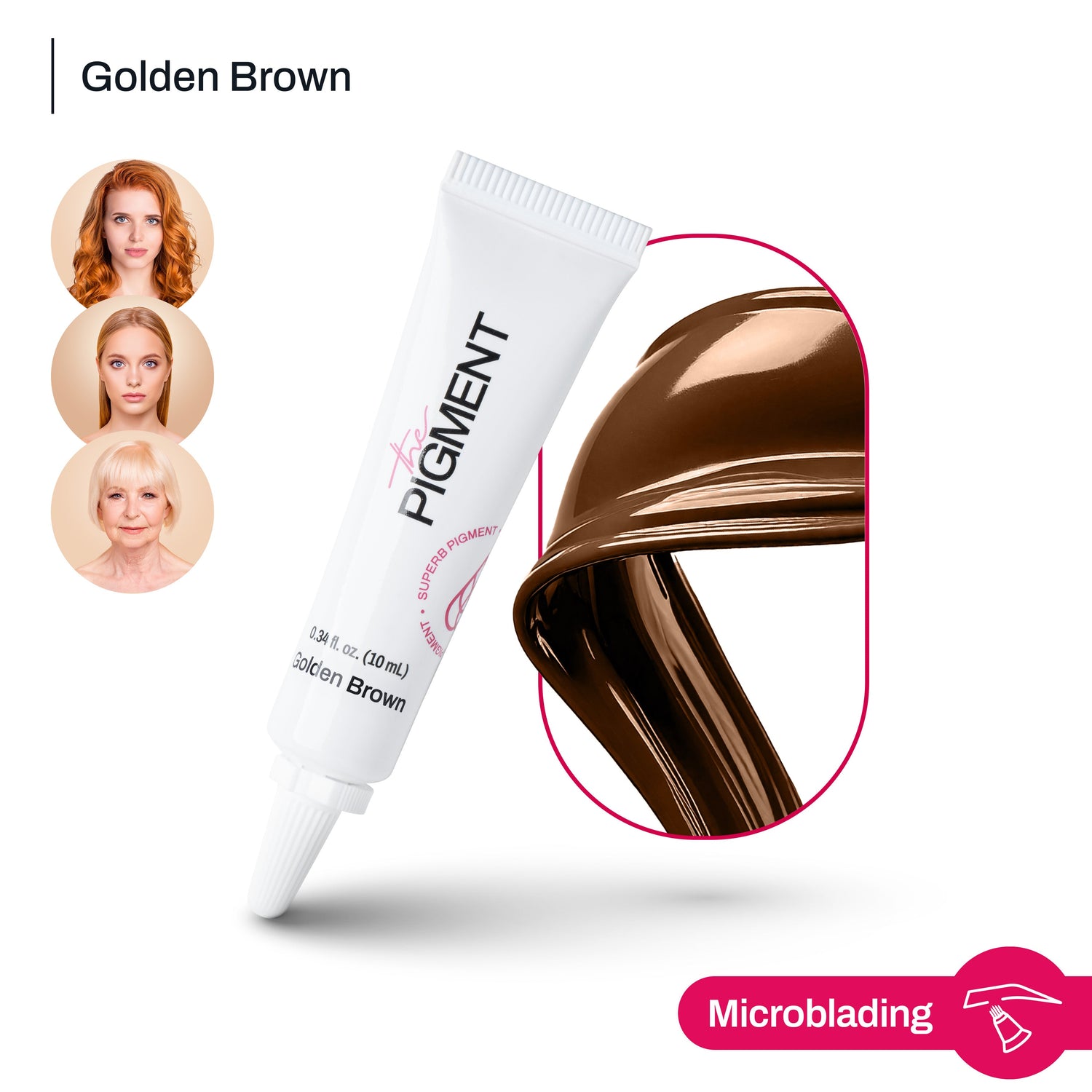The Pigment - Microblading - GoldenBrown - 10ml