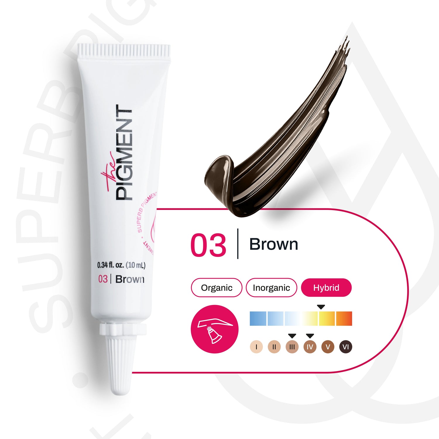 The Pigment - Microblading - Brown 3 - 10ml