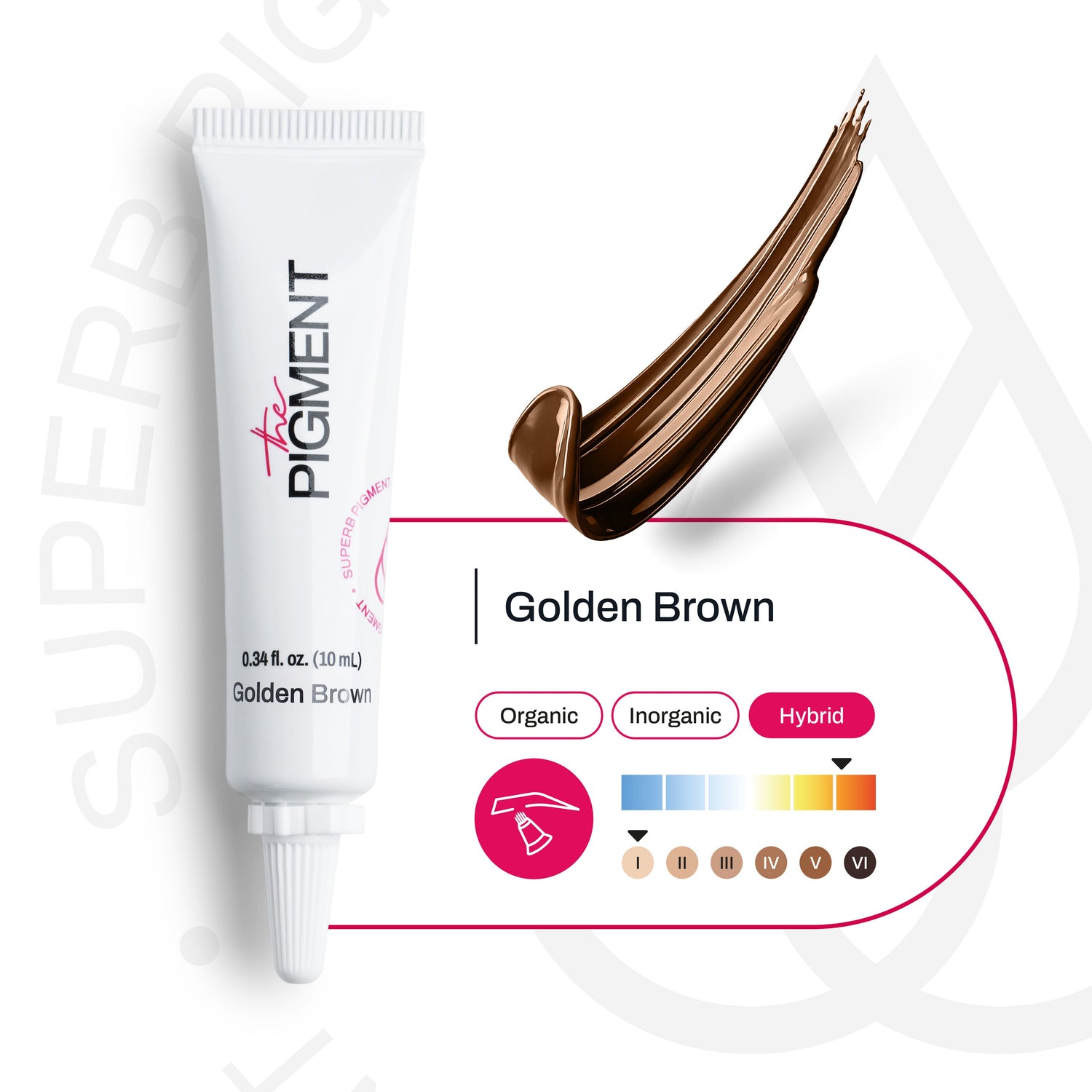 The Pigment - Microblading - GoldenBrown - 10ml