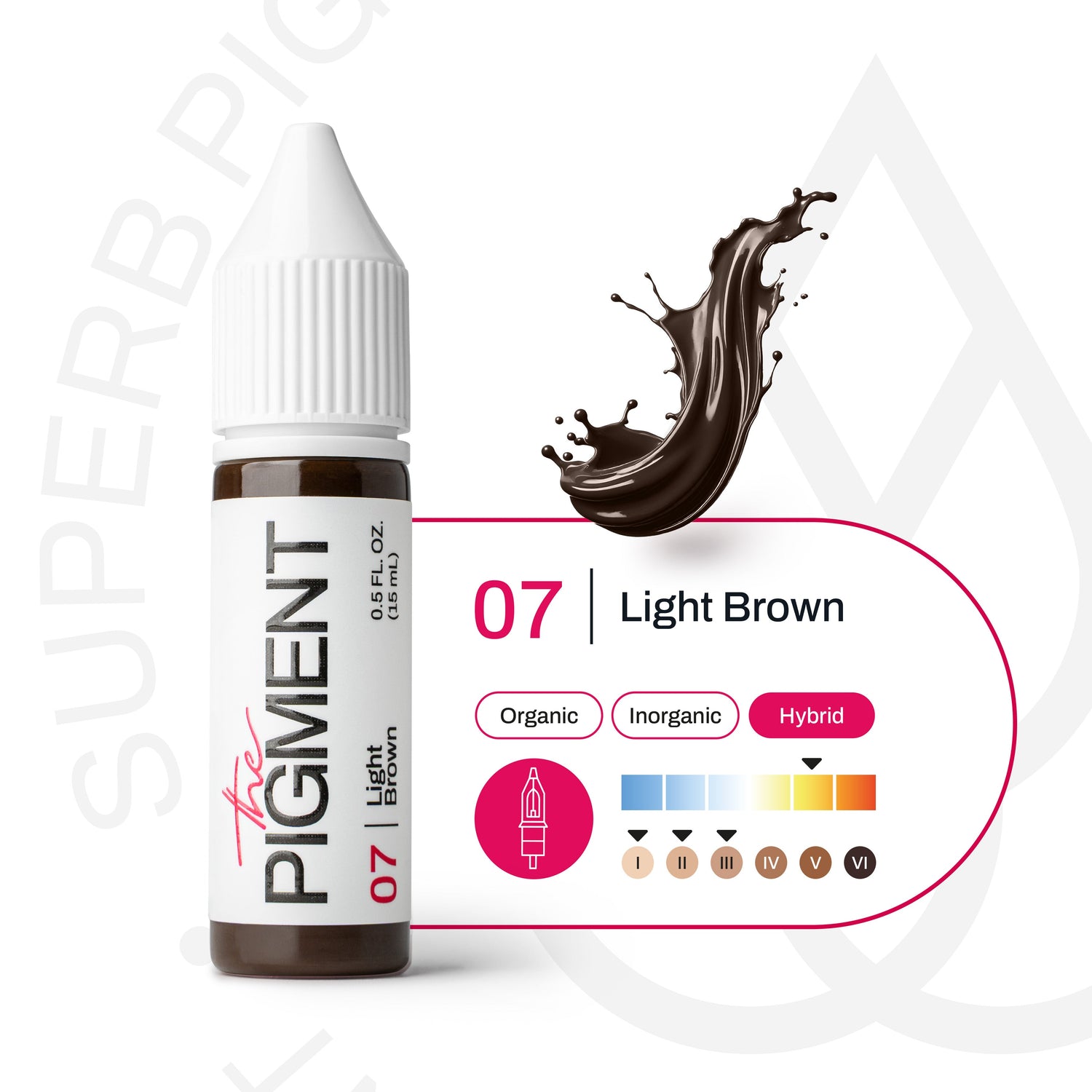 The Pigment - N°07 Light Brown - 15ml