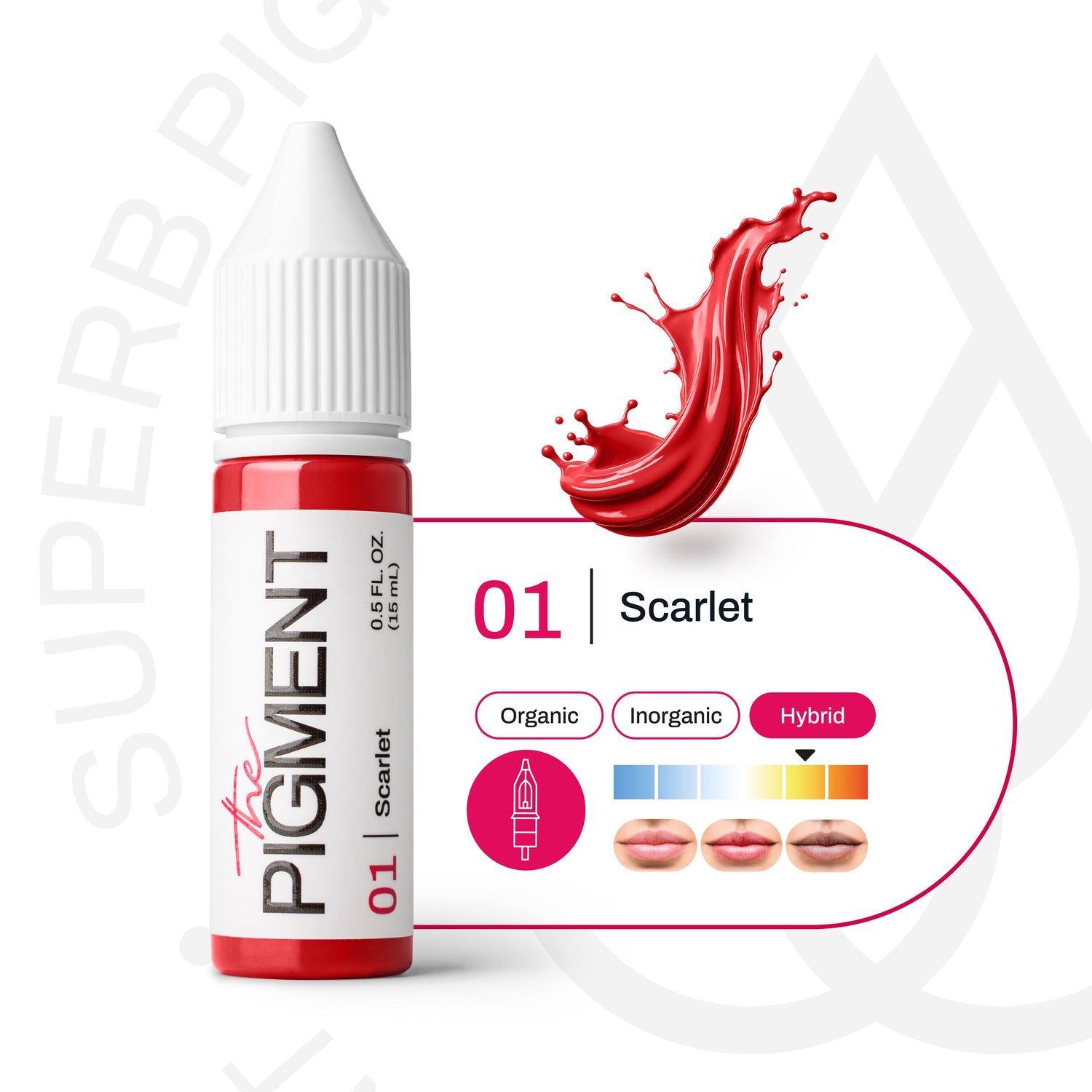 The Pigment - N°01 Scarlet - 15ml